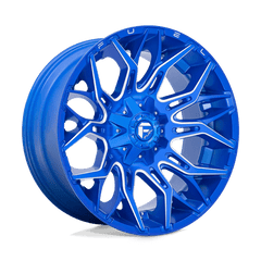 Fuel 1PC 22x10 770 ANODIZED BLUE MILLED +-18mm