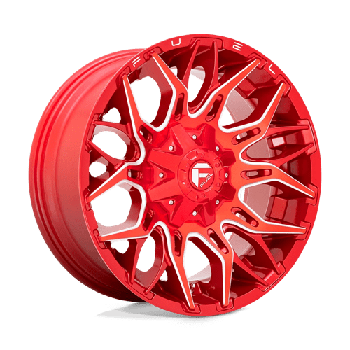 Fuel 1PC 22x12 771 CANDY RED MILLED +-44mm