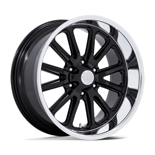 US Mag 1PC 20x8 145 GLOSS BLACK DIAMOND CUT LIP +1mm