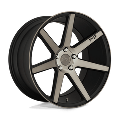 Niche 1PC 19x8 150 MATTE BLACK MACHINED +35mm