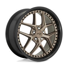 Niche 1PC 19x9 227 MATTE BRONZE BLACK BEAD RING +48mm