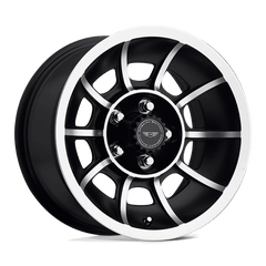 American Racing Vintage 15x7 47 SATIN BLACK MACHINED +00mm