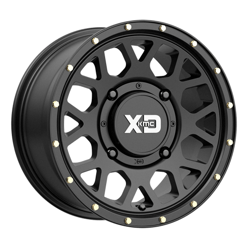 XD Powersports 15x6 135 SATIN BLACK +38mm