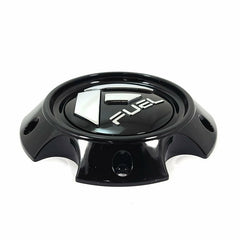 Fuel Gloss Black Chrome Logo Hub Cap for 6x5.5 Large Bore