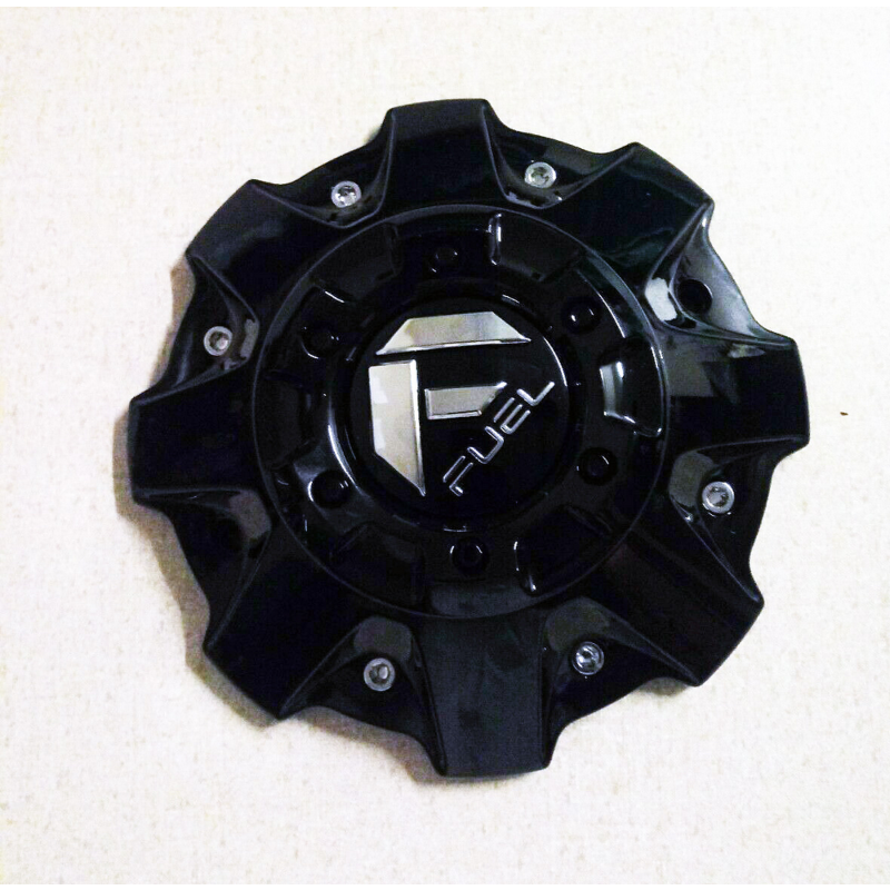 Fuel Gloss Black Dually Rear Hub Cap for 10X225