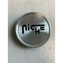 Niche 2.70" Flat Cap - Gloss Brushed with Black Logo