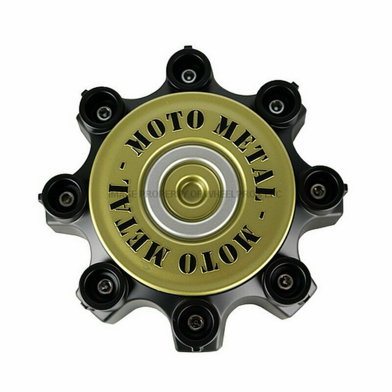 Moto Metal SATIN MO979 CAP 8 LUG BLACK