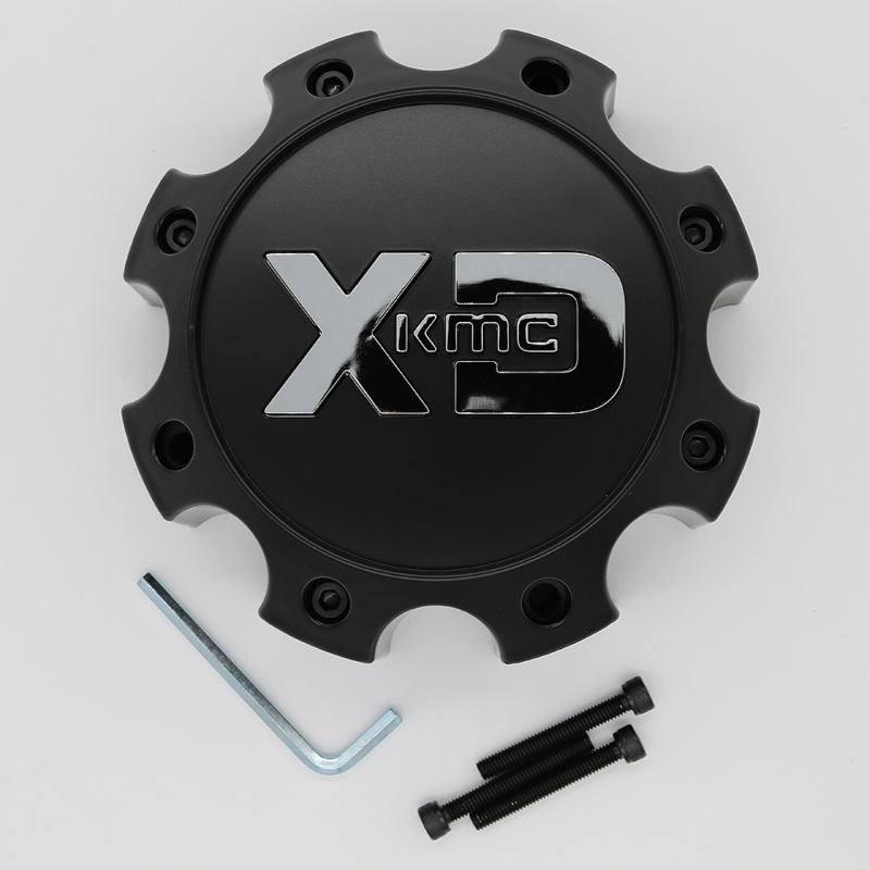 XDS Satin Black Hub Cap For 8X170 (New Logo)