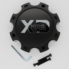 XDS Satin Black Hub Cap For 8X170 (New Logo)