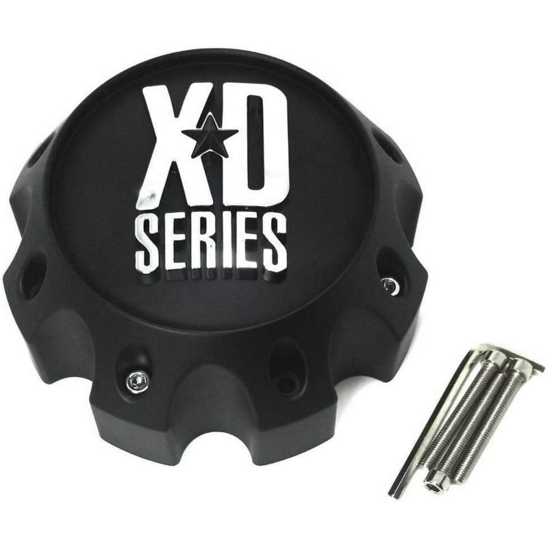XDS Matte Black Hub Cap For 6X5.5 With Black Screws