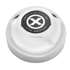 ATX Rear Axle Cover Cap Chrome