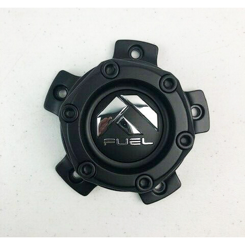Fuel Matte Black with Black Rivets Bolt-On Hub Cap for 5X4.5/5