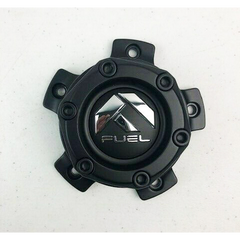 Fuel Matte Black with Black Rivets Bolt-On Hub Cap for 5X4.5/5