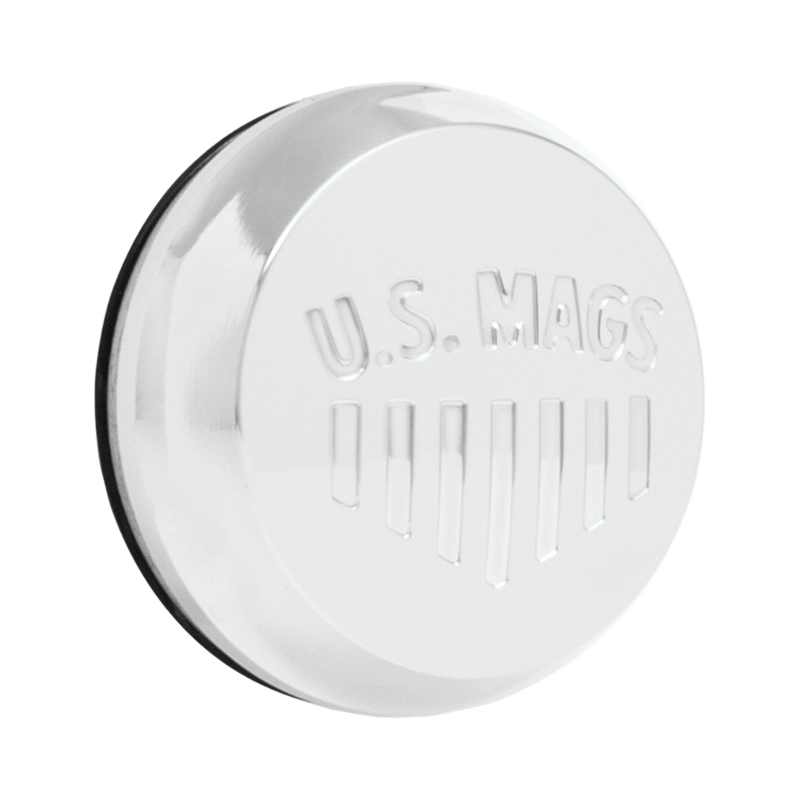 Dome 0.9" US Mags New Logo 3" O-Ring Cap - Polished