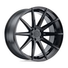 TSW 20x10 CLP GLOSS BLACK +25mm