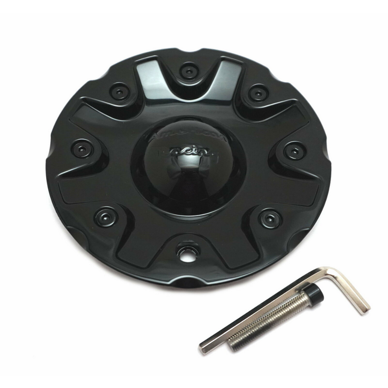 American Racing AR Cap AR328 Black Engraved Text