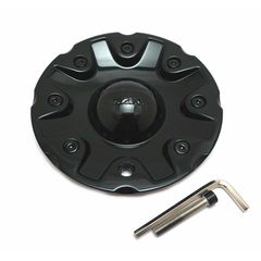 American Racing AR Cap AR328 Black Engraved Text