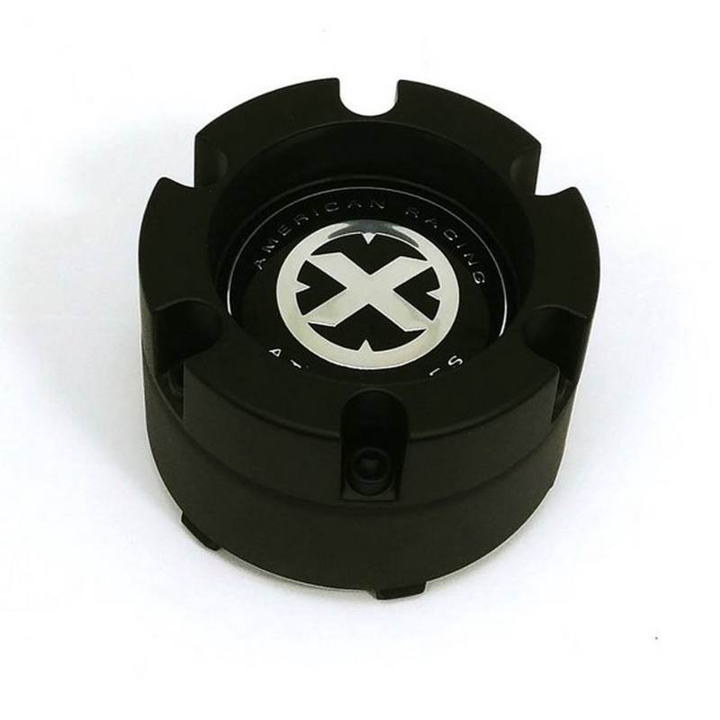 ATX Black Cap Style B for 5x5.5 & 6x5.5 Lug Wheels