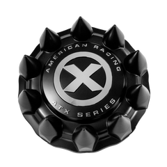 ATX Full Front Snap-On Cap Cover Spiked Black