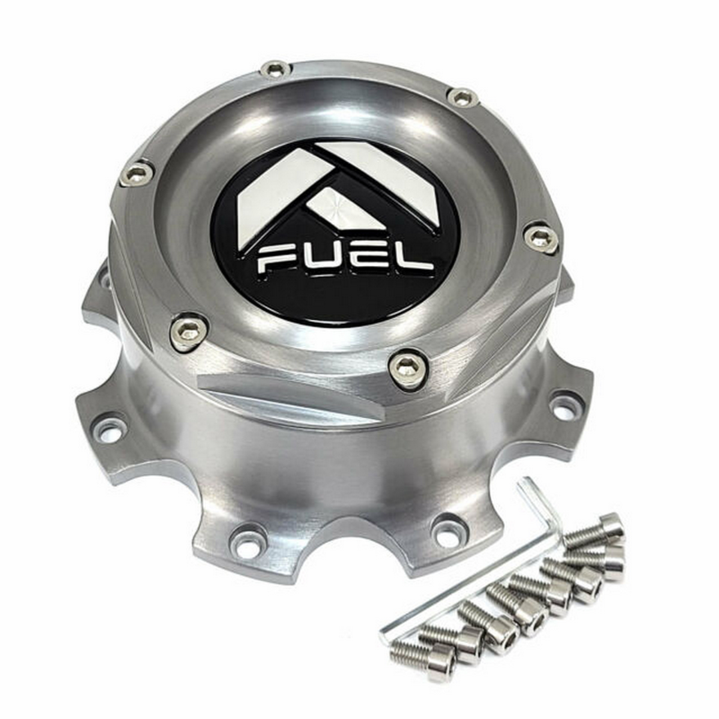Fuel Gloss Brushed Tint Billet Hub Cap 8 Lug - Tall