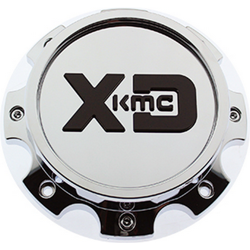 XDS Dually Front Chrome With Gloss Black Logo Hub Cap For 8X200/210