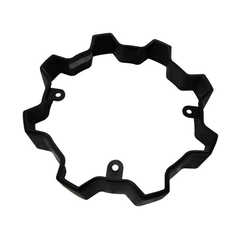 Fuel 5/8" Gloss Black Cap Riser for 1003-88