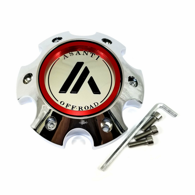 Asanti Offroad Chrome Hub Cap for 8X6.5/180 H42