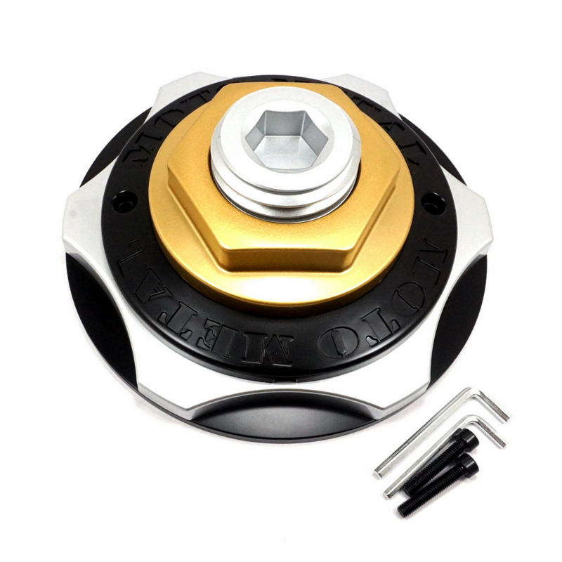 Moto Metal MO977 (BLK/SLV/BLK/GLD/SLV) CAP MOTO