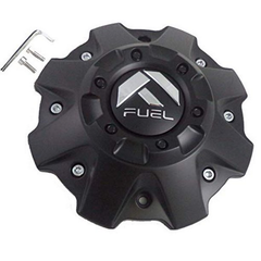 Fuel 5/6 Lug Matte Black Cap Flat Bottom Hub Cap