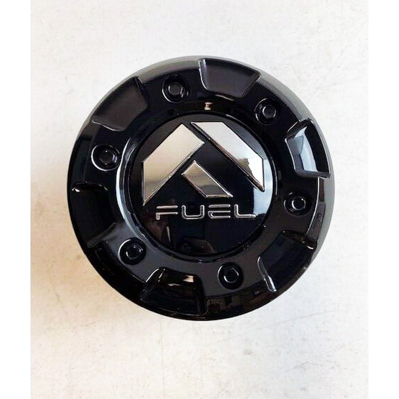 Fuel Dually Rear Cap Gloss Black with Black Rivets for 17/82