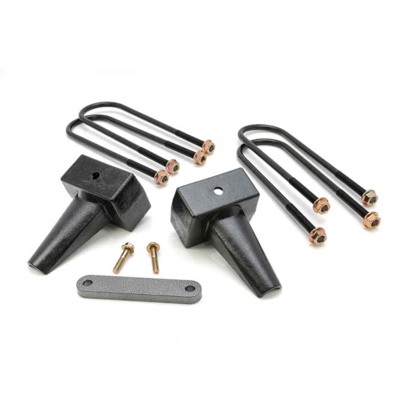 Rugged 4" Flat Rear Block Kit For Ford