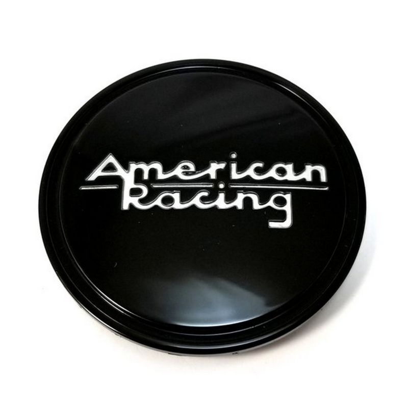 American Racing Snap-In Gloss Black Hub Cap