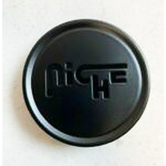 Niche 2.95" Gloss Brushed with Black Logo Flat Cap