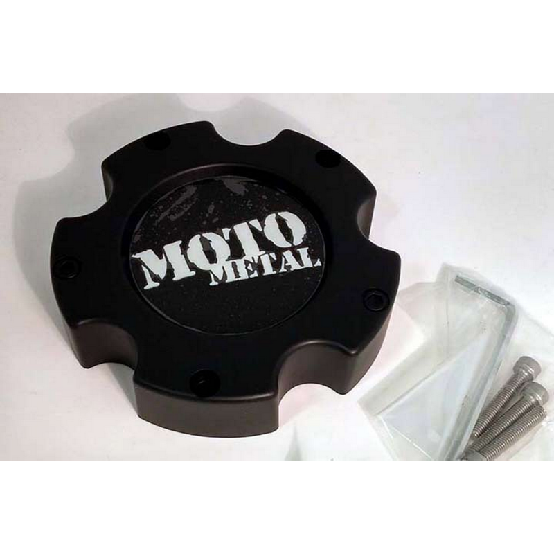 Moto Metal SATIN MTO CAP BLACK 5X5.5/150