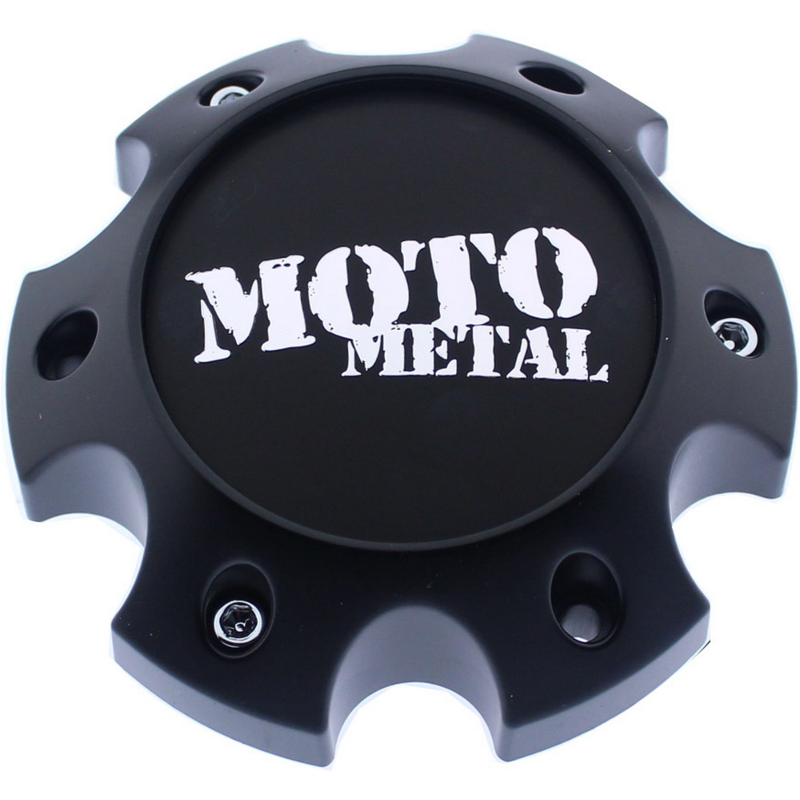 Moto Metal Satin Black Hub Cap For 6X5.5