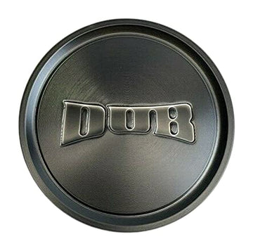 DUB 3.0" Flat Cap with Gloss Brushed Dark Tint/Gloss Black Logo