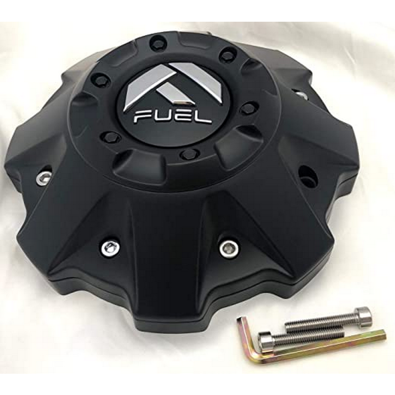 Fuel 5/6 Flat Bottom Matte Black Hub Cap
