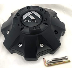 Fuel 5/6 Flat Bottom Matte Black Hub Cap