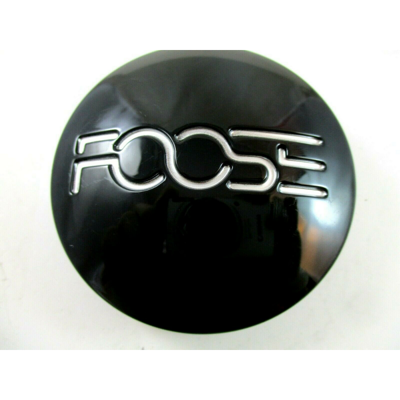 Foose Gloss Black RWB Cap 2.70" Cap Groove