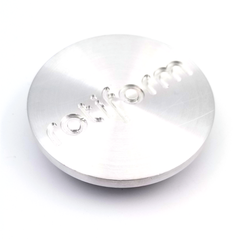 Rotiform 3.01" Brushed Flat O-Ring Hub Cap