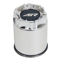 American Racing AR Cap SS Push-Thru with Chrome Plastic Logo