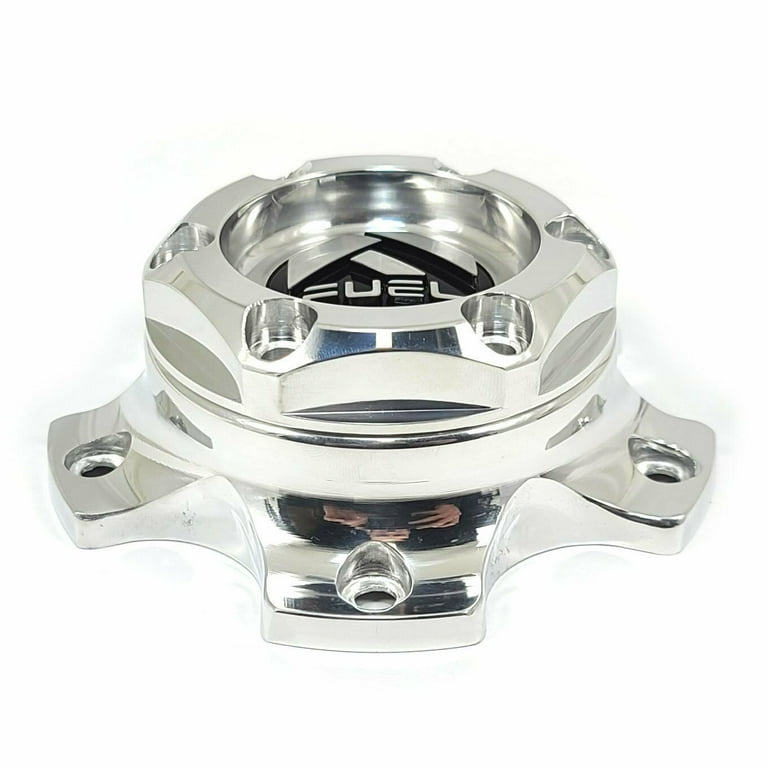 Fuel Polished Billet Hub Cap for 5X4.5/5X5.0