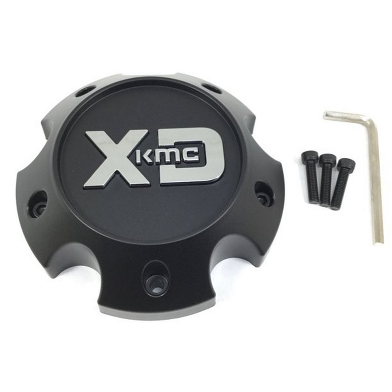 XDS Satin Black Hub Cap For 5X5.5/150 (New Logo)