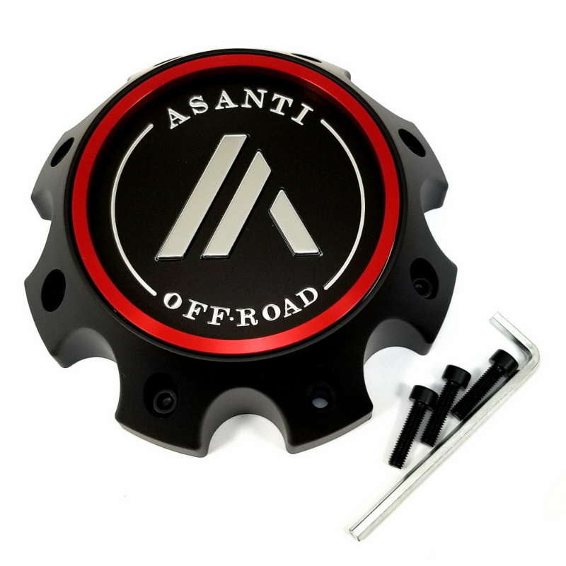Asanti Offroad Satin Black Hub Cap for 8X170 H52