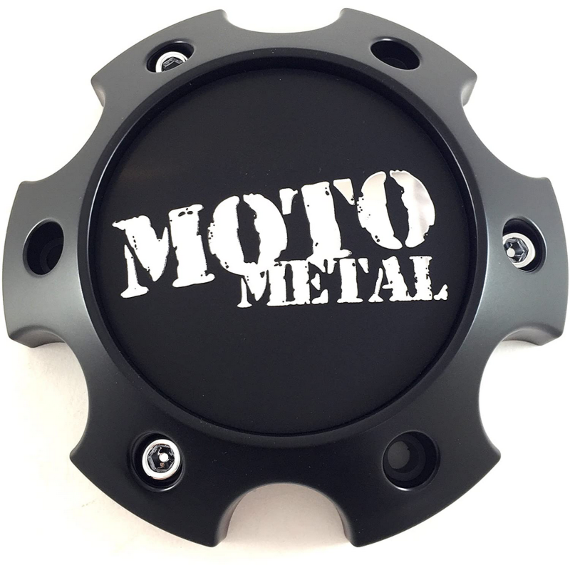 Moto Metal Satin Black Hub Cap For 6X135