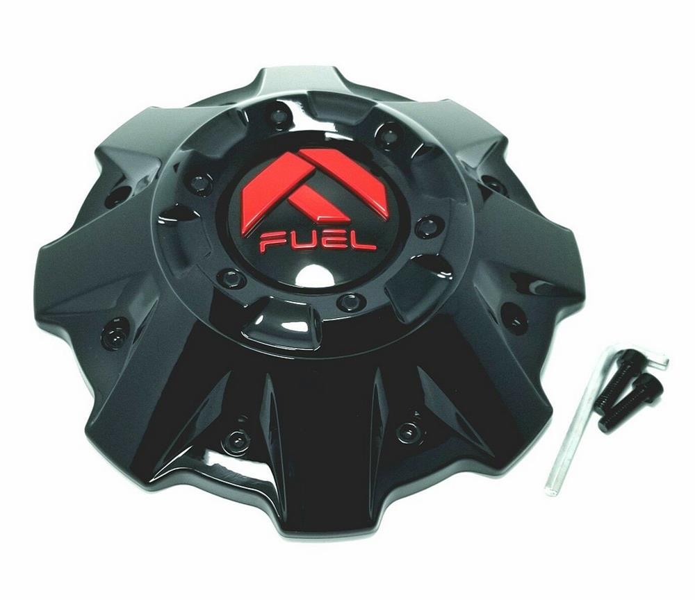 Fuel Dually Front Cap Gloss Black with Red Logo