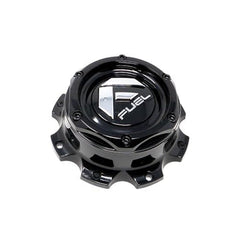 Fuel Chrome Hub Cap with Gloss Black Logo for 6x135