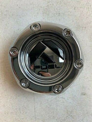 Fuel Snap-In Cap 80.6 OD Chrome with Black