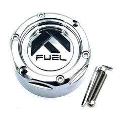 Fuel Chrome with Gloss Black Bolt-On Hub Cap for 5X150