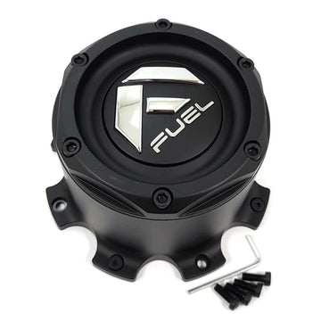 Fuel Gloss Black Hub Cap for 8X6.5/8X170 Tall